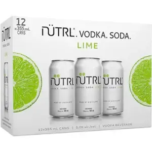 Nutrl Vodka Soda Lime 12 Pack Cans