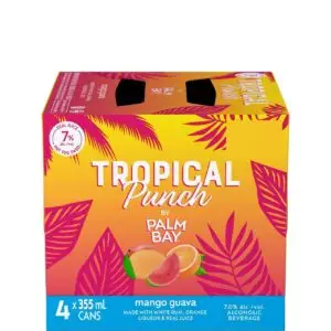 Palm Bay Mango Guava Rum Tropical 4 Pack Cans