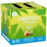 Palm Bay Pineapple Citrus Tropical 4 Pack Cans