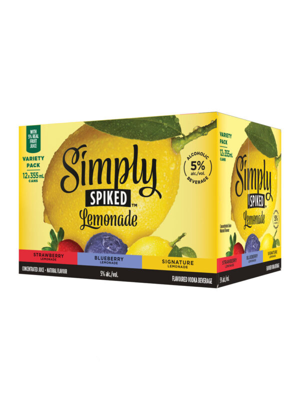 Simply Spiked Lemonade Variety 12 Pack Cans