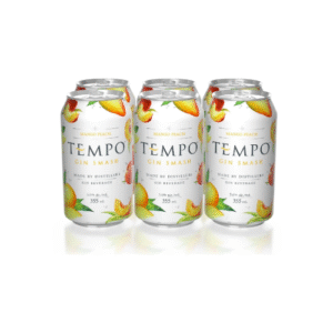 Tempo Gin Smash Mango Peach 6 Pack Cans