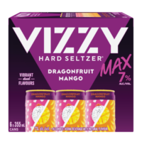 Vizzy Dragon Fruit Hard Seltzer 6 Pack Cans