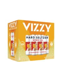 Vizzy Mimosa Strawberry Orange 6 Pack Cans
