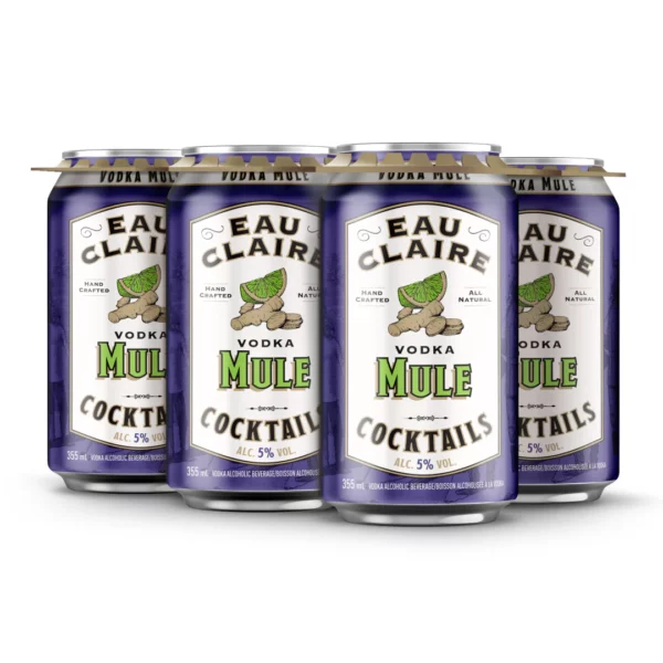 Eau Claire Distillery Vodka Mule 6 Pack Cans