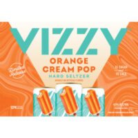 Vizzy Orange Cream Pop Hard Seltzer 6 Pack Cans