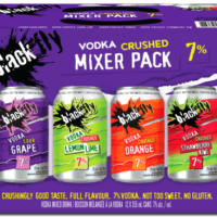 Black Fly Vodka Crushed 7% Purple Mixer 12 Pack Cans