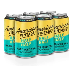 American Vintage Half & Half Hard Iced Tea Lemonade 6 Pack Cans