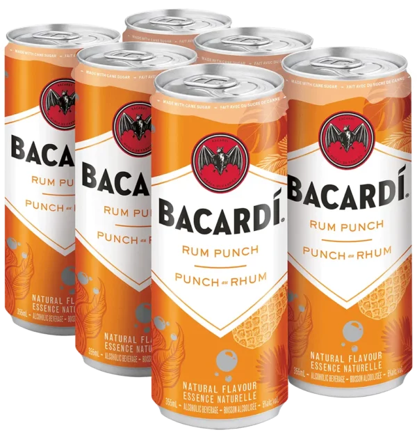 Bacardi Rum Punch 6 Pack Cans