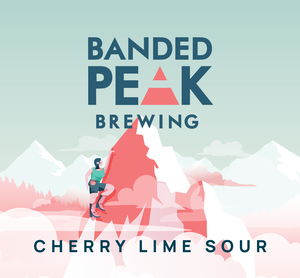 Banded Peak Above The Summit Cherry Lime Sour 4 Pack Cans