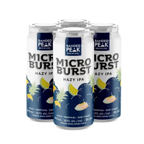 Banded Peak Microburst Hazy Ipa 4 Pack Cans