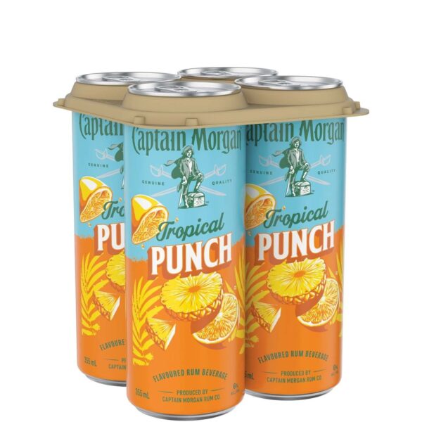 Captain Morgan Tropical Punch 4 Pack Cans