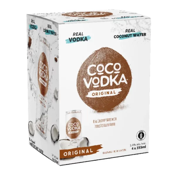 Coco Vodka 4 Pack Cans