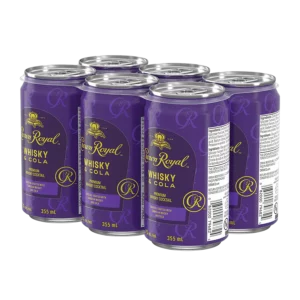 Crown Royal Whisky & Cola 6 Pack Cans