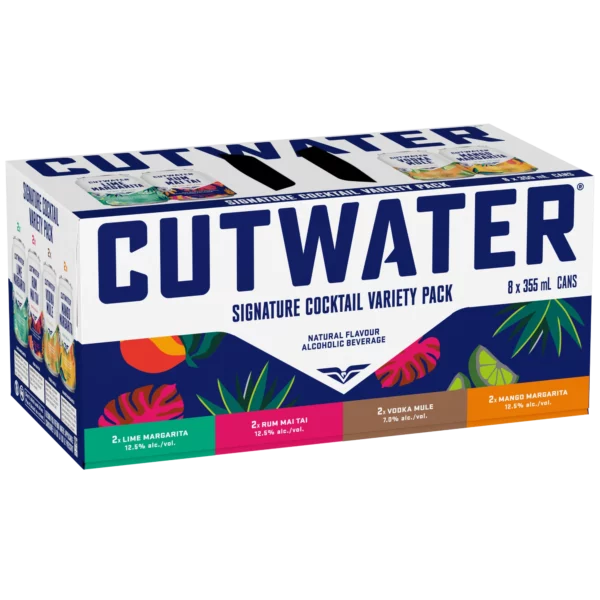 Cutwater Cocktail Mixer 8 Pack Cans