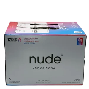 Nude Vodka Soda V2 Mixer 12 Pack Cans