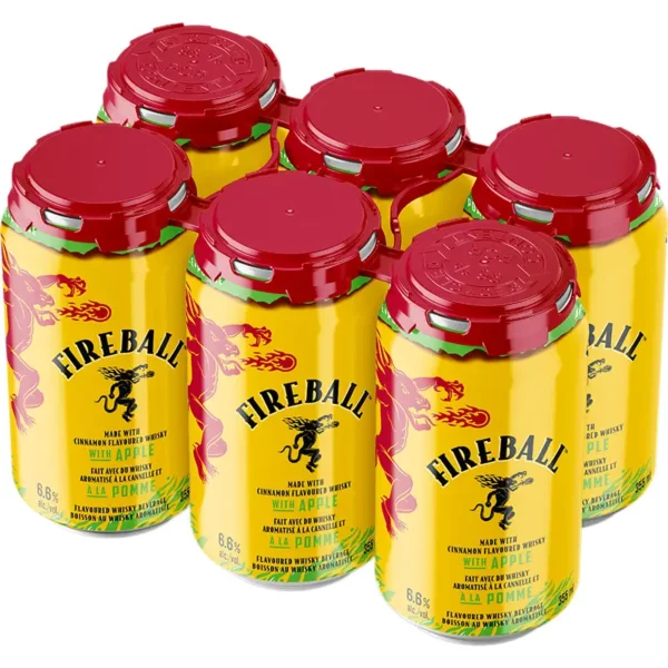 Fireball Apple Cinnamon 6 Pack Cans
