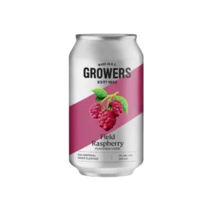 Growers Field Raspberry Cider 6 Pack Cans