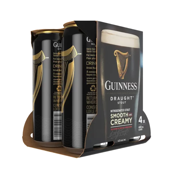 Guinness Draught 4 Pack Cans