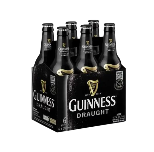 Guinness Draught 6 Pack Bottles