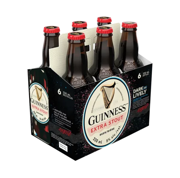 Guinness Extra Stout 6 Pack Bottles