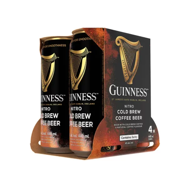Guinness Nitro Cold Brew Coffee Beer 4 Pack Cans