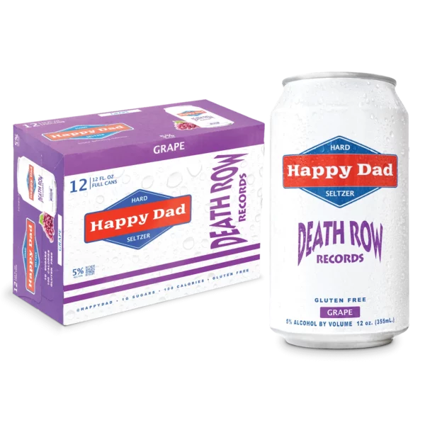 Happy Dad Hard Seltzer Grape 12 Pack Cans