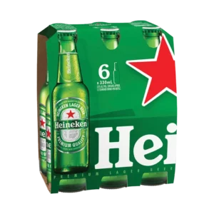 Heineken Lager 6 Pack Bottles