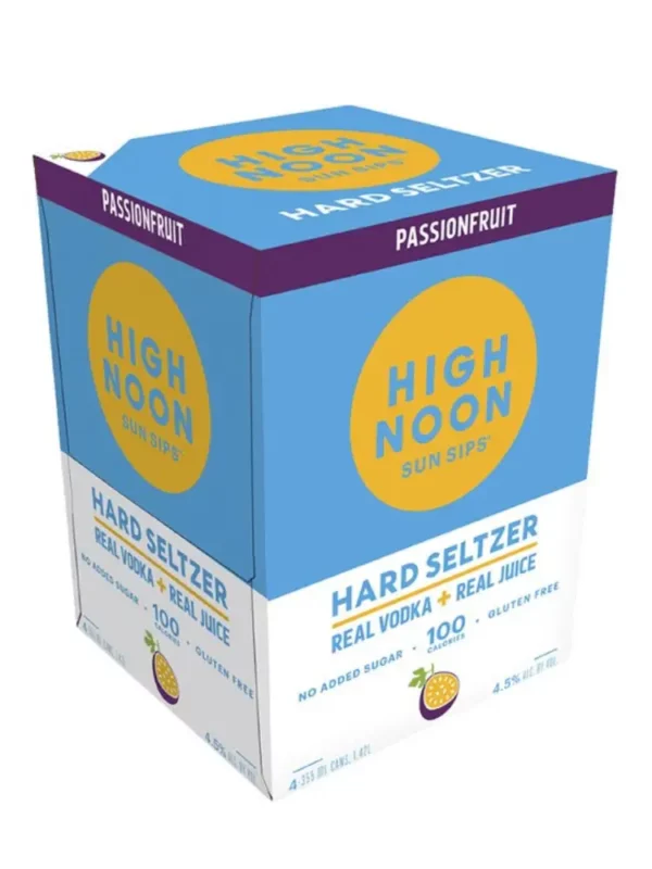 High Noon Passion Fruit 4 Pack Cans