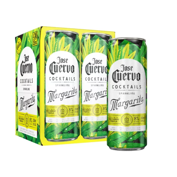 Jose Cuervo Lime Sparkling Margarita 4 Pack Cans