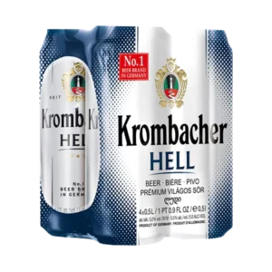 Krombacher Hell 4 Pack Cans