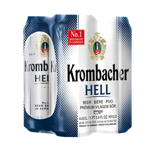 Krombacher Hell 4 Pack Cans