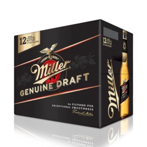 Miller Genuine Draft 12 Pack Bottles