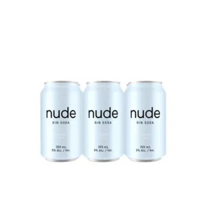 Nude Gin Soda Lemon 6 Pack Cans