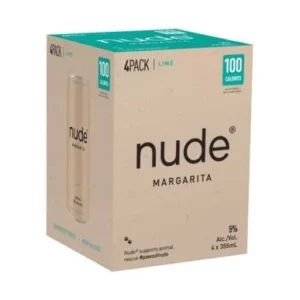 Nude Lime Margarita 4 Pack Cans