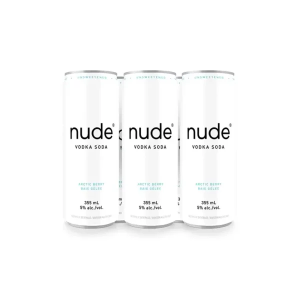 Nude Vodka Soda Arctic Berry 6 Pack Cans