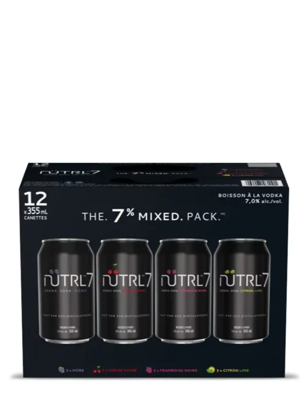 Nutrl 7% Vodka Soda Mixed 12 Pack Cans
