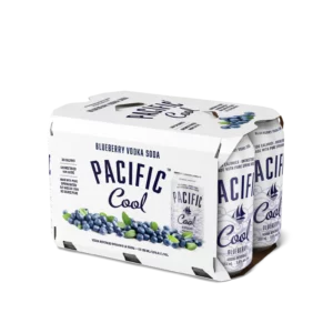 Pacific Cool Blueberry Vodka Soda 6 Pack Cans