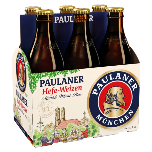 Paulaner Hefe Weissbier 6 Pack Bottles