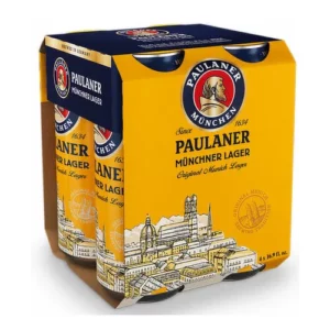 Paulaner Munchner Lager 4 Pack Cans