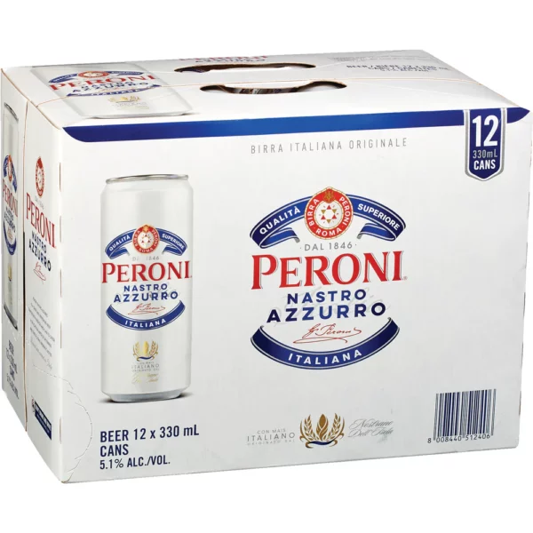 Peroni Nastro Azzurro 12 Pack Cans