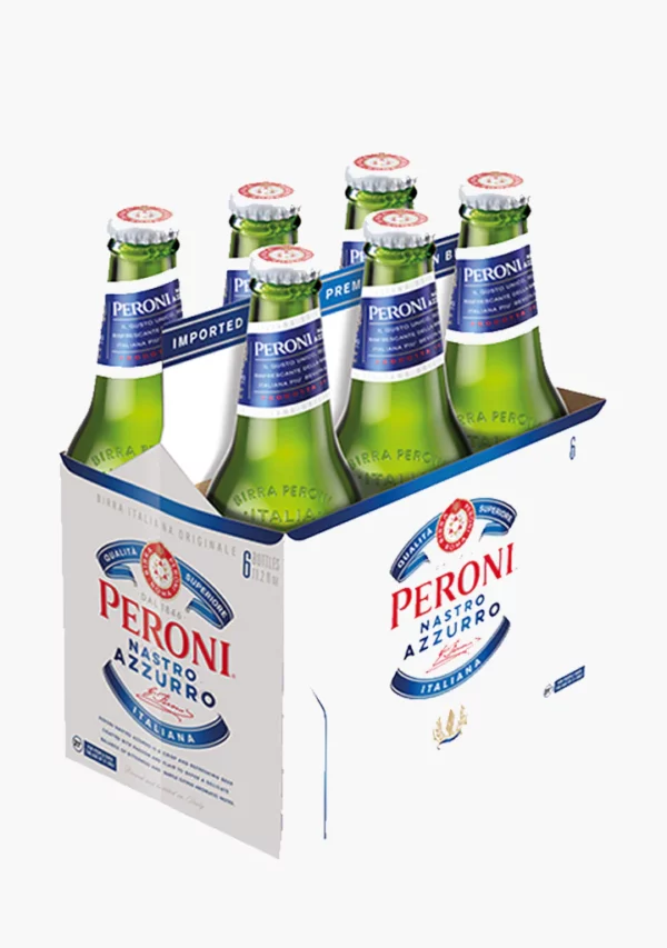 Peroni Nastro Azzurro 6 Pack Bottles