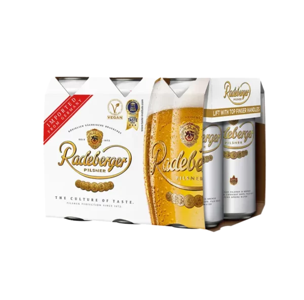 Radeberger Pilsner 6 Pack Cans