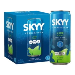 Skyy Vodka & Soda Lime & Mint 4 Pack Cans