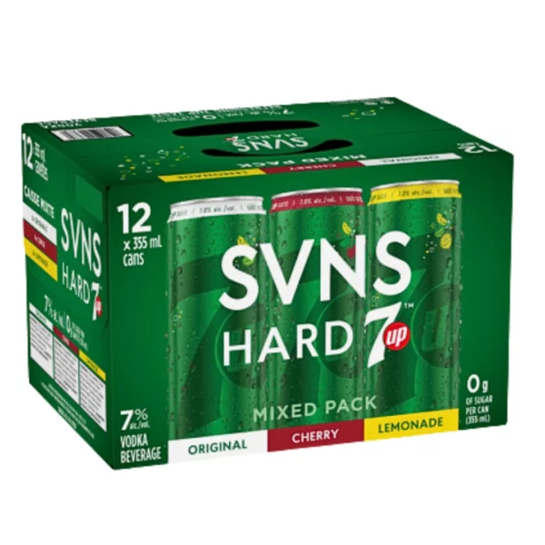 Svns Hard 7 Up Mixer 12 Pack Cans