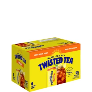 Twisted Tea Peach Iced Tea 6 Pack Cans