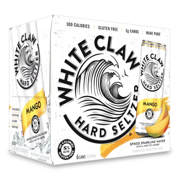 White Claw Mango 6 Pack Cans