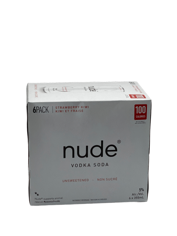 Nude Vodka Soda Strawberry Kiwi 6 Pack Cans
